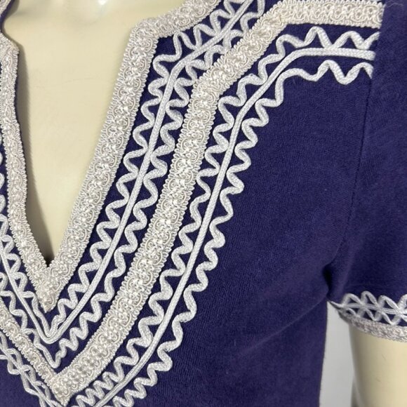 Tory Burch velour dress/coverup, size small - Picture 3 of 8